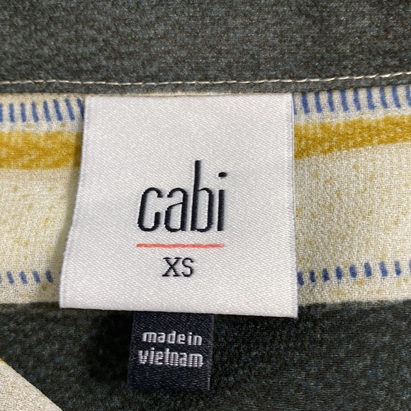 CAbi 4339 Caliber Blouse Stripe Fall 2022 Xsmall EUC - Picture 5 of 7